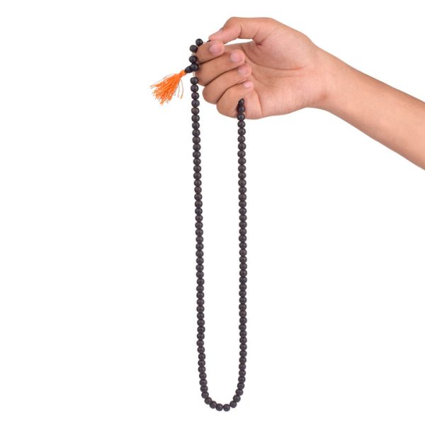 Natural karungali 6mm mala with certificate - Image 6